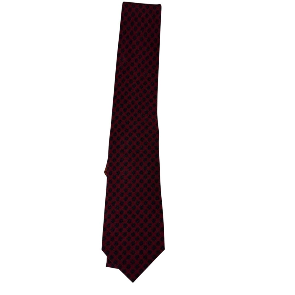 Ballantyne‎ Designed by Stefano Ricci Red 100% Silk Italy Tie